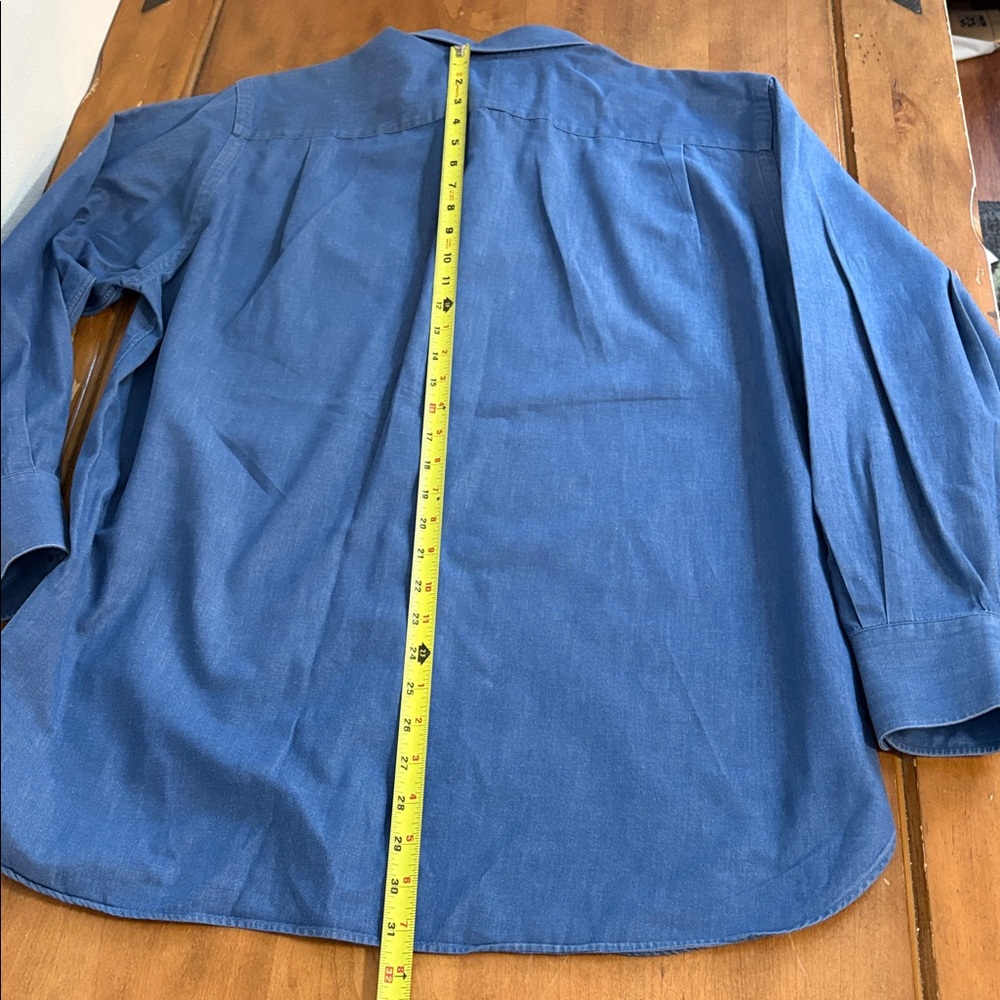 John W Nordstrom Men's Blue Button-Up Shirt Size 16-33 - Picture 11 of 13